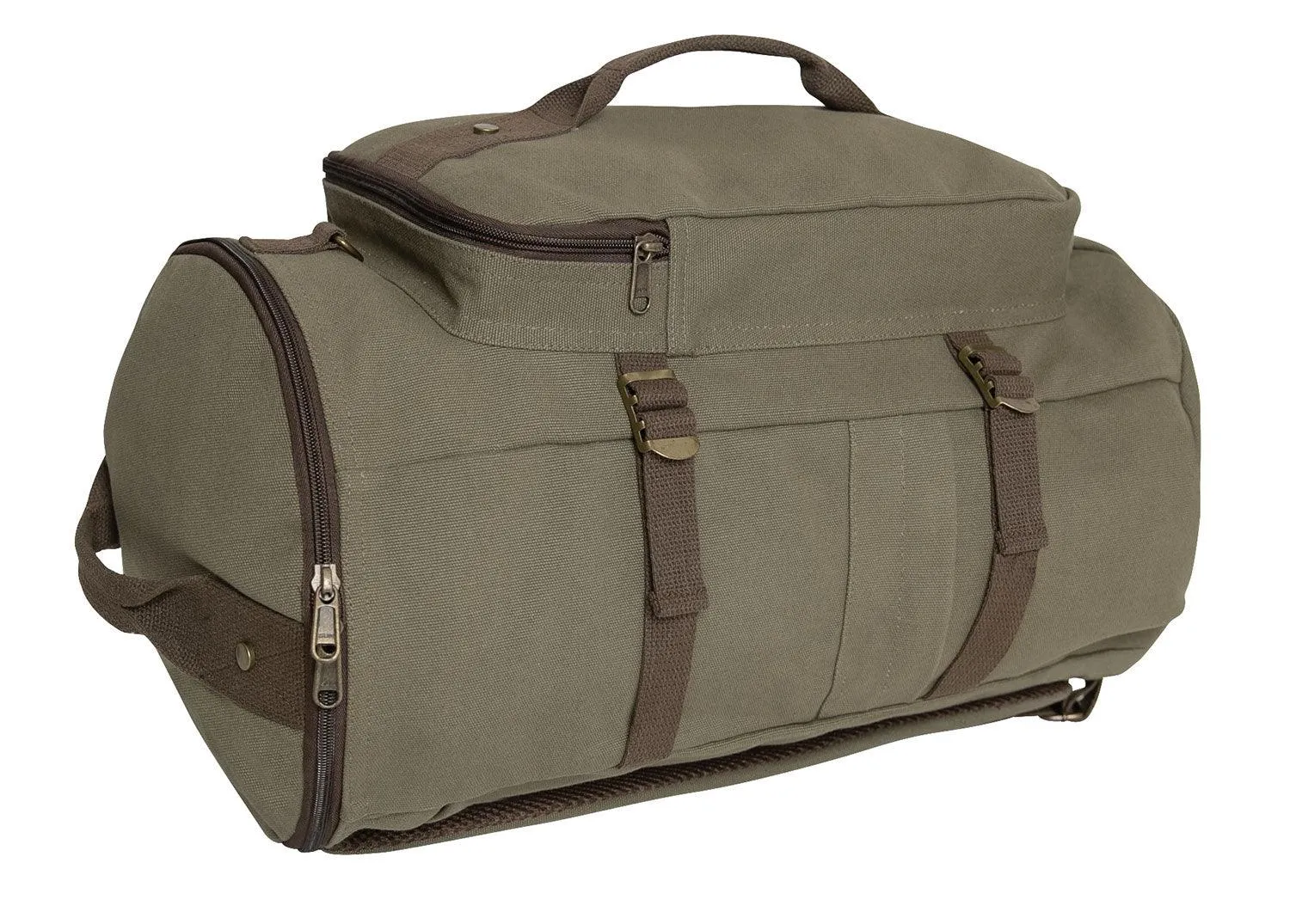 Convertible Canvas Duffle / Backpack - 19 Inches