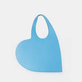 Coperni  Heart Tote Bag en cuir Turquoise