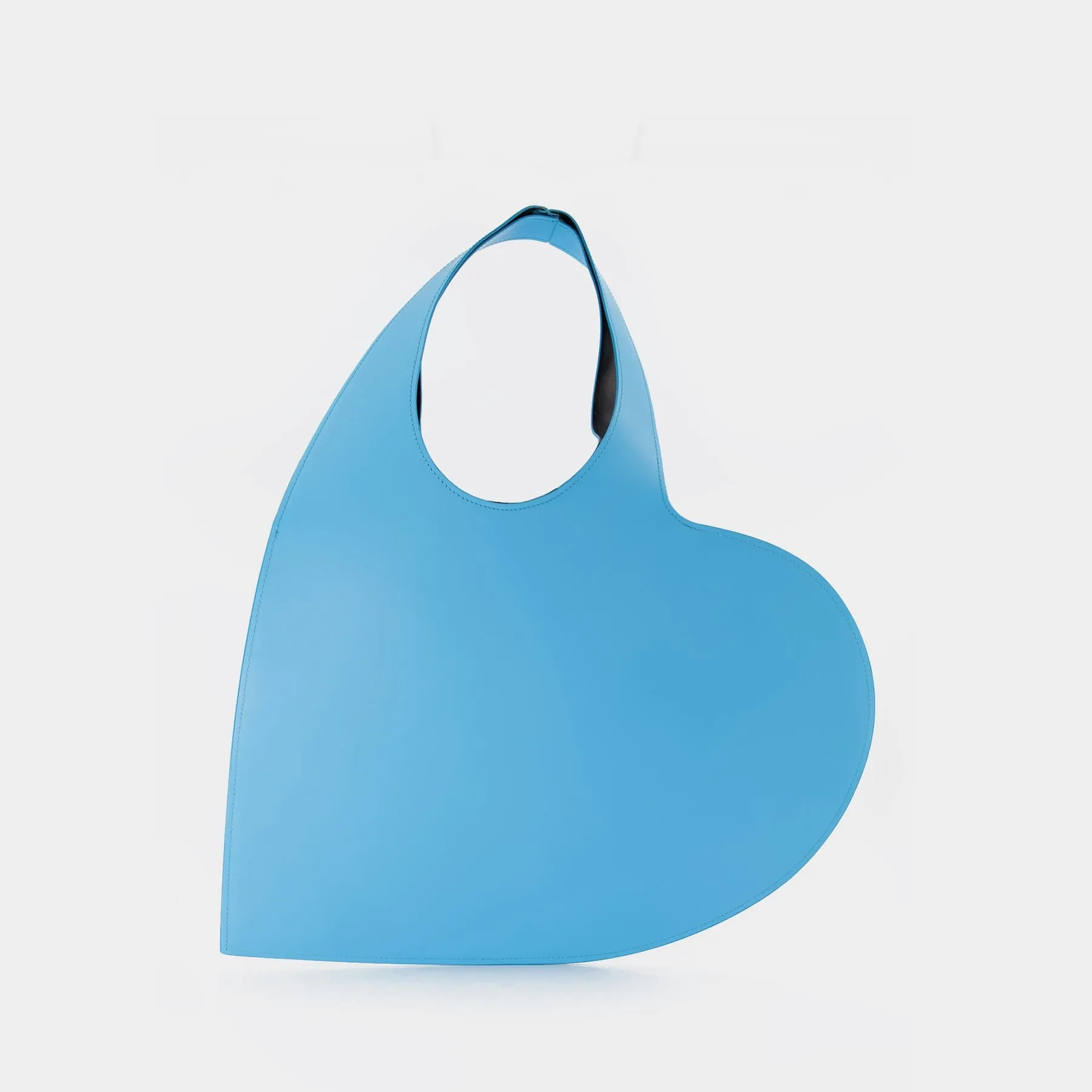 Coperni  Heart Tote Bag en cuir Turquoise