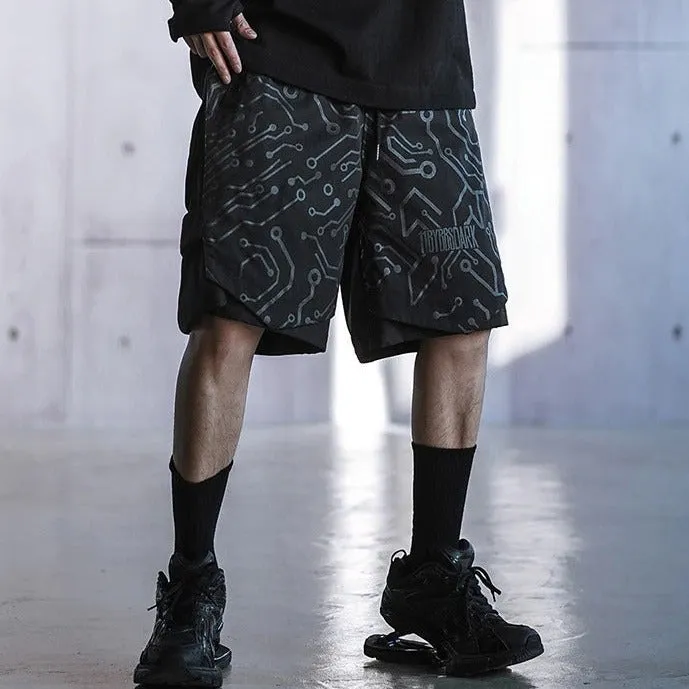 Cyberpunk Techwear Shorts