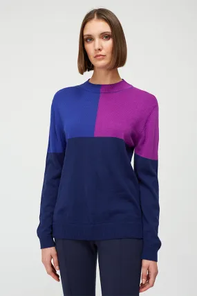 Escorpion INTARSIA TRI COLOR COLORBLOCK SWEATER