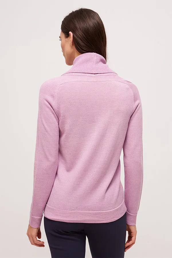 Escorpion LILAC COWL NECK SWEATER