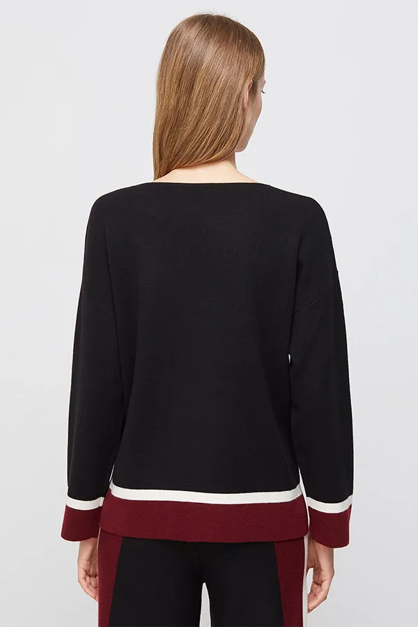 Escorpion TWO-TONE DETAIL MILANO SWEATER