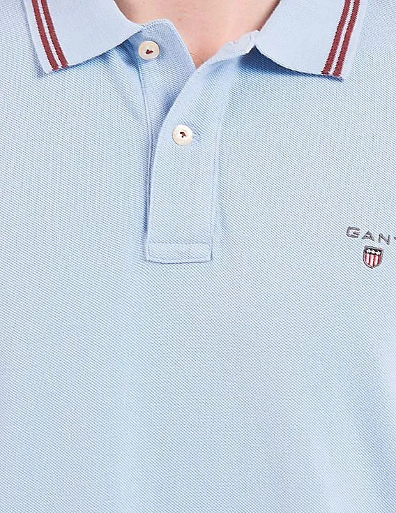 Gant Tipped Pique Polo Shirt