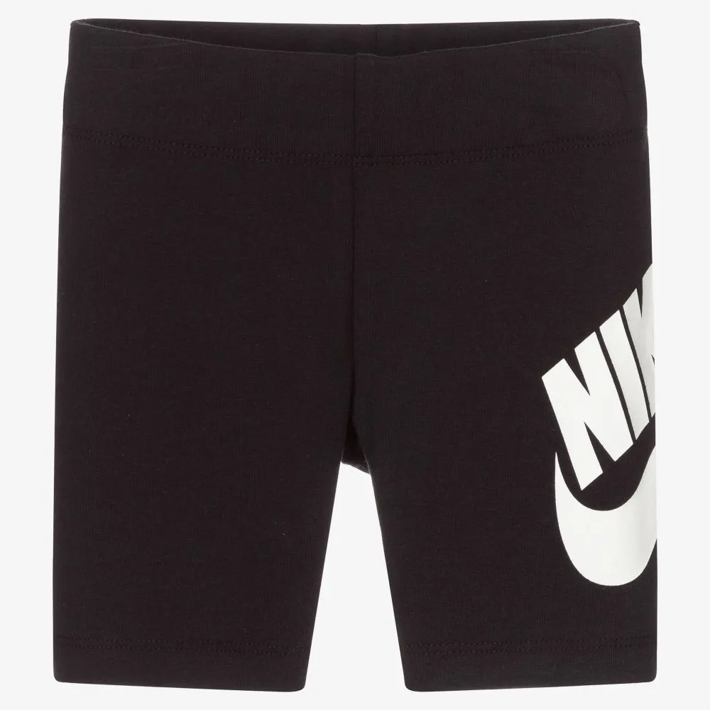 Girls Black Cycling Shorts