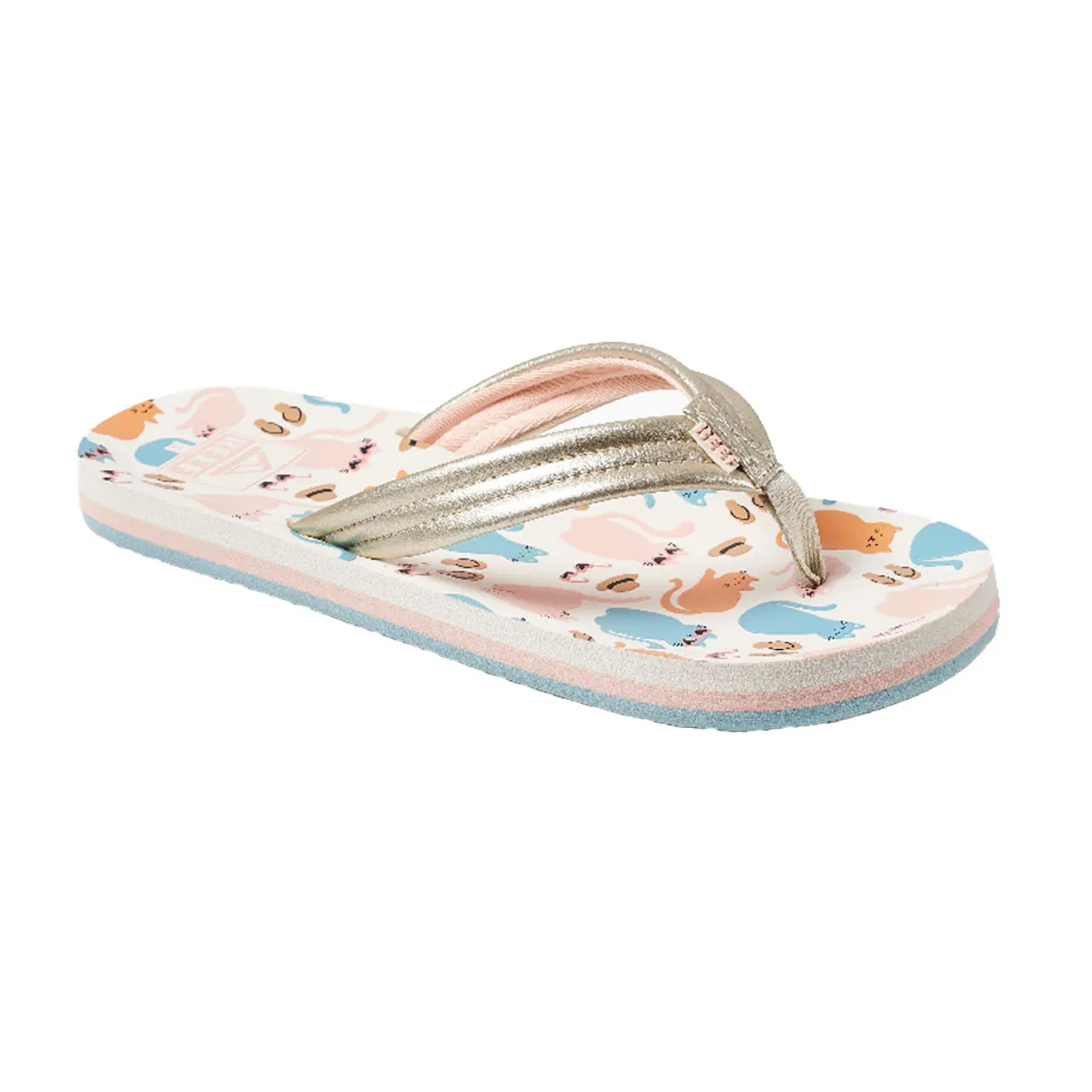 Girls' Reef Ahi Sandals - Cool Cats