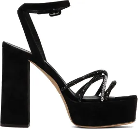 Giuseppe Zanotti Black Blasvegas 120mm Heeled Sandals