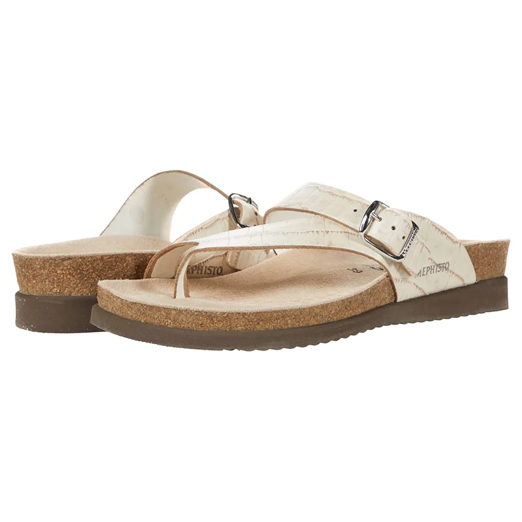 Helen Leather Women's Slide Sandals