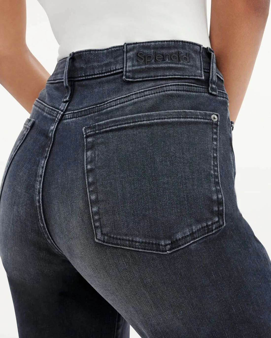 High Waist Crop Wide Leg Jeans