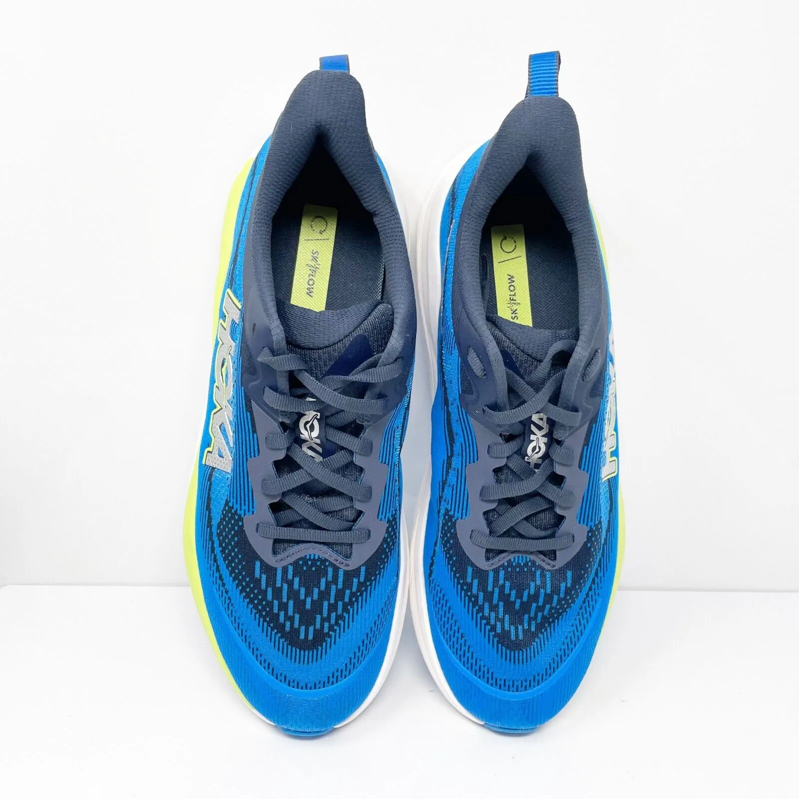 Hoka One One Mens Skyflow 1155111 VVY Blue Running Shoes Sneakers Size 10 D