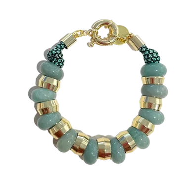 Holst & Lee Semi-Precious Bracelet, Green Aventurine