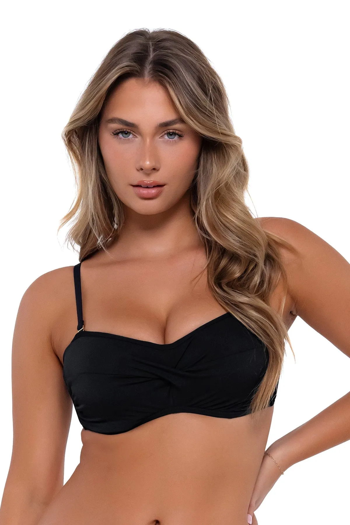 Iconic Twist Bandeau Bikini Top