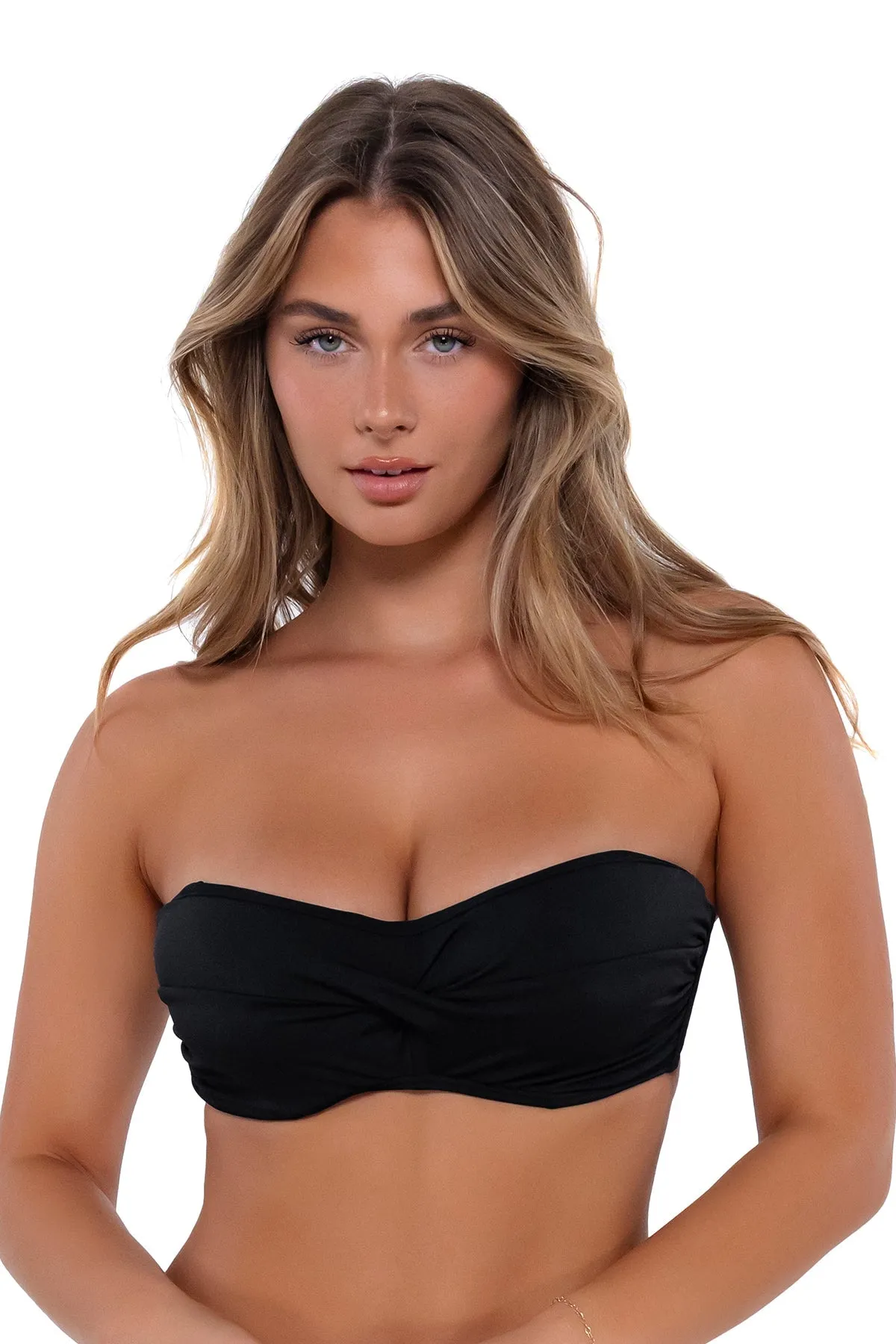 Iconic Twist Bandeau Bikini Top