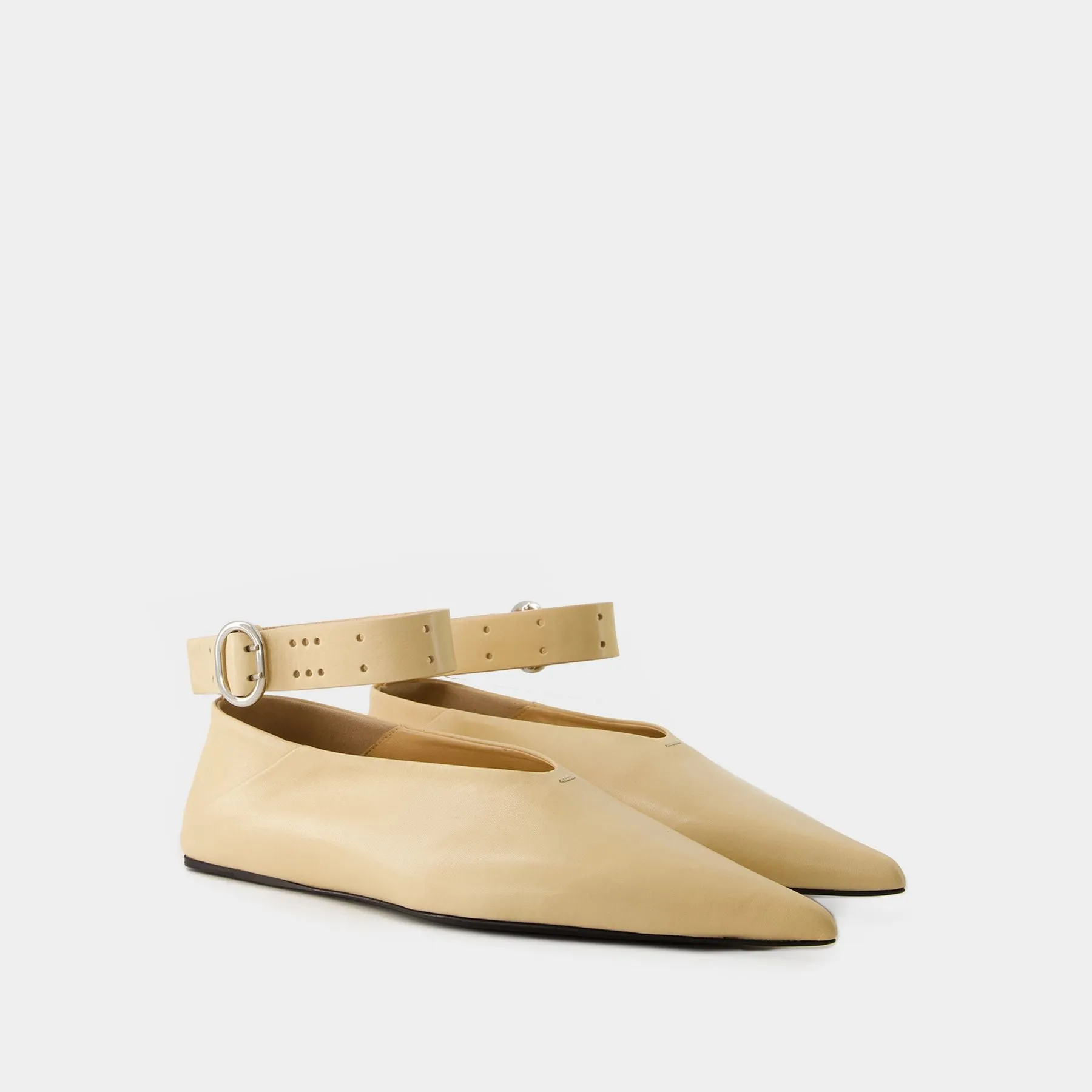 Jil Sander  Ballet Sandals - Jil Sander - Leather - Beige