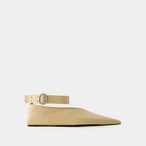 Jil Sander  Ballet Sandals - Jil Sander - Leather - Beige