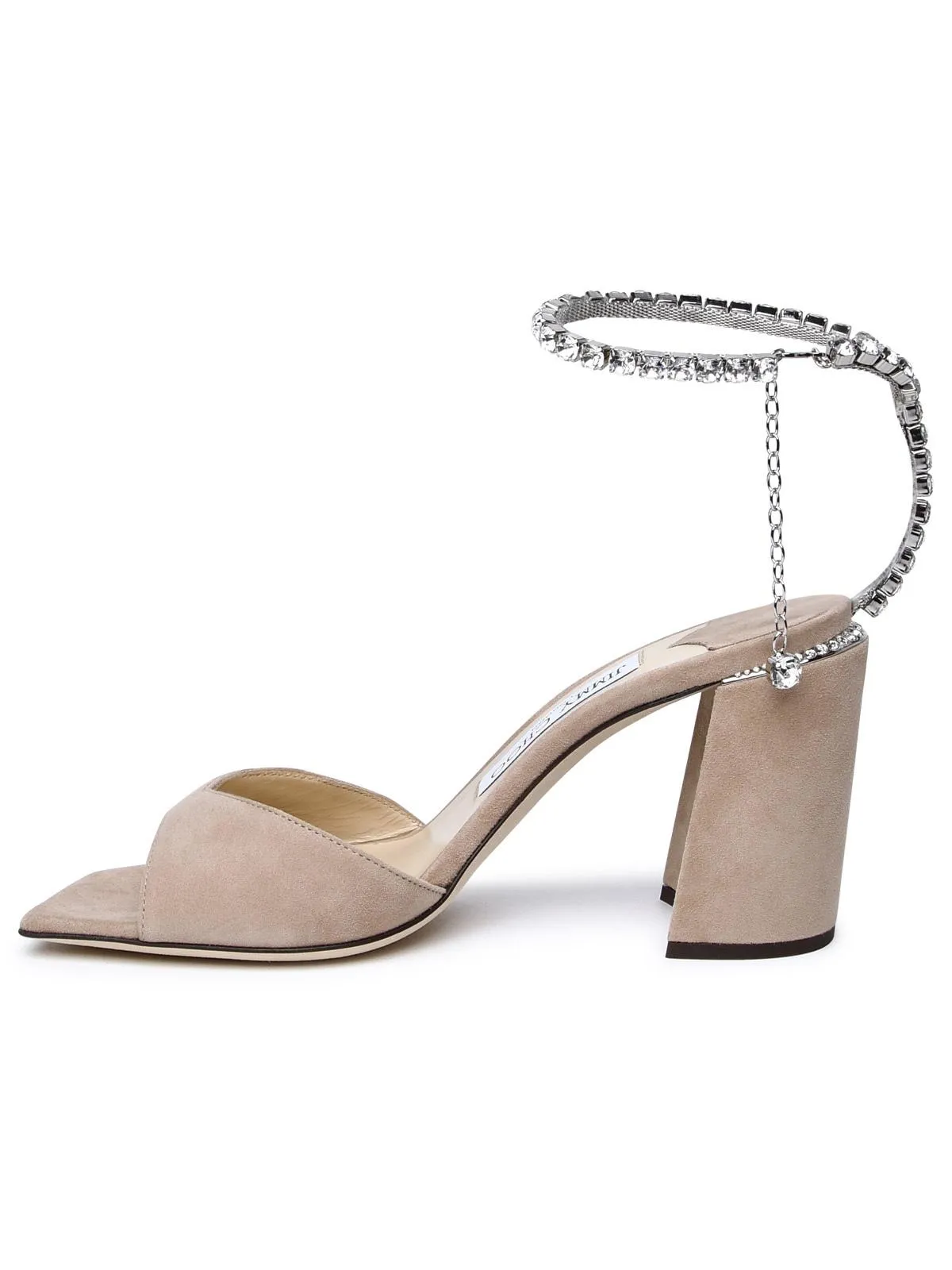 Jimmy Choo    Jimmy Choo Suede Sandals Nude