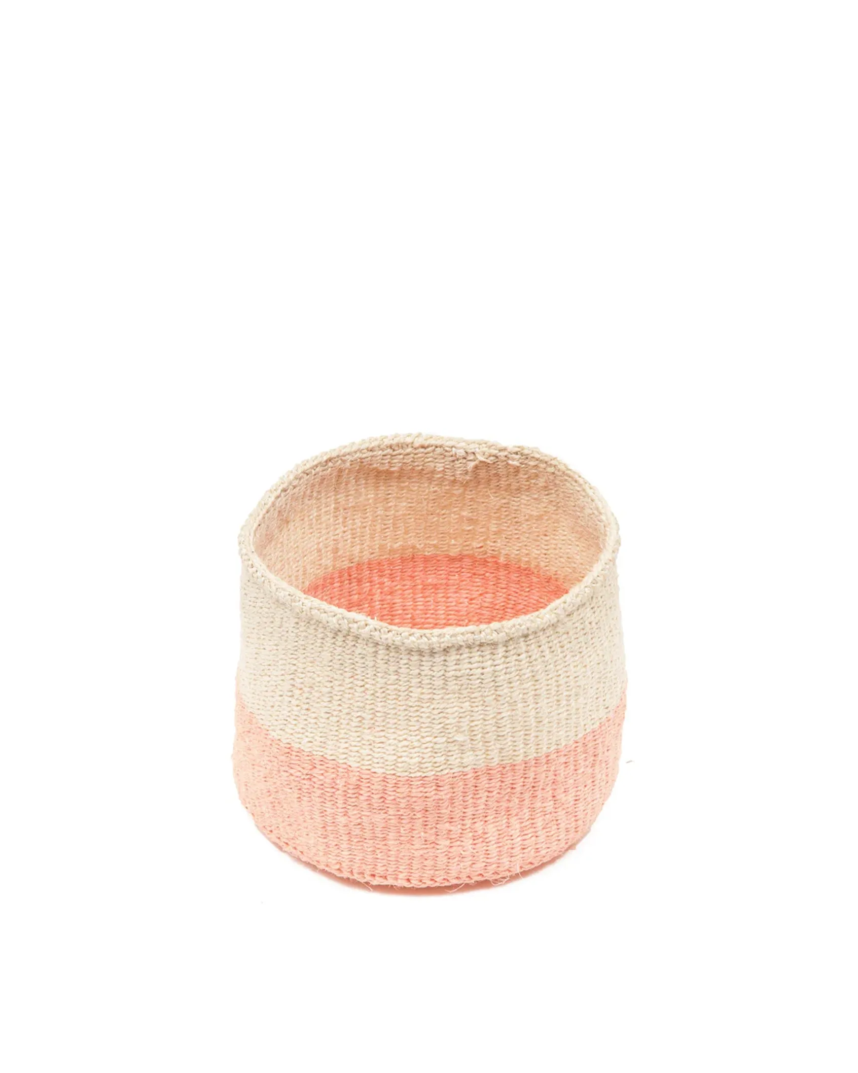 JIONO dusty pink colour block Basket