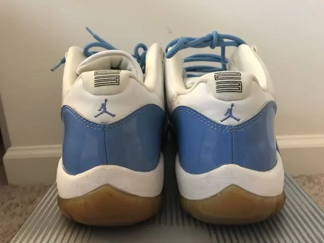 Jordan retro 11 low white/ columbia blue (2001)