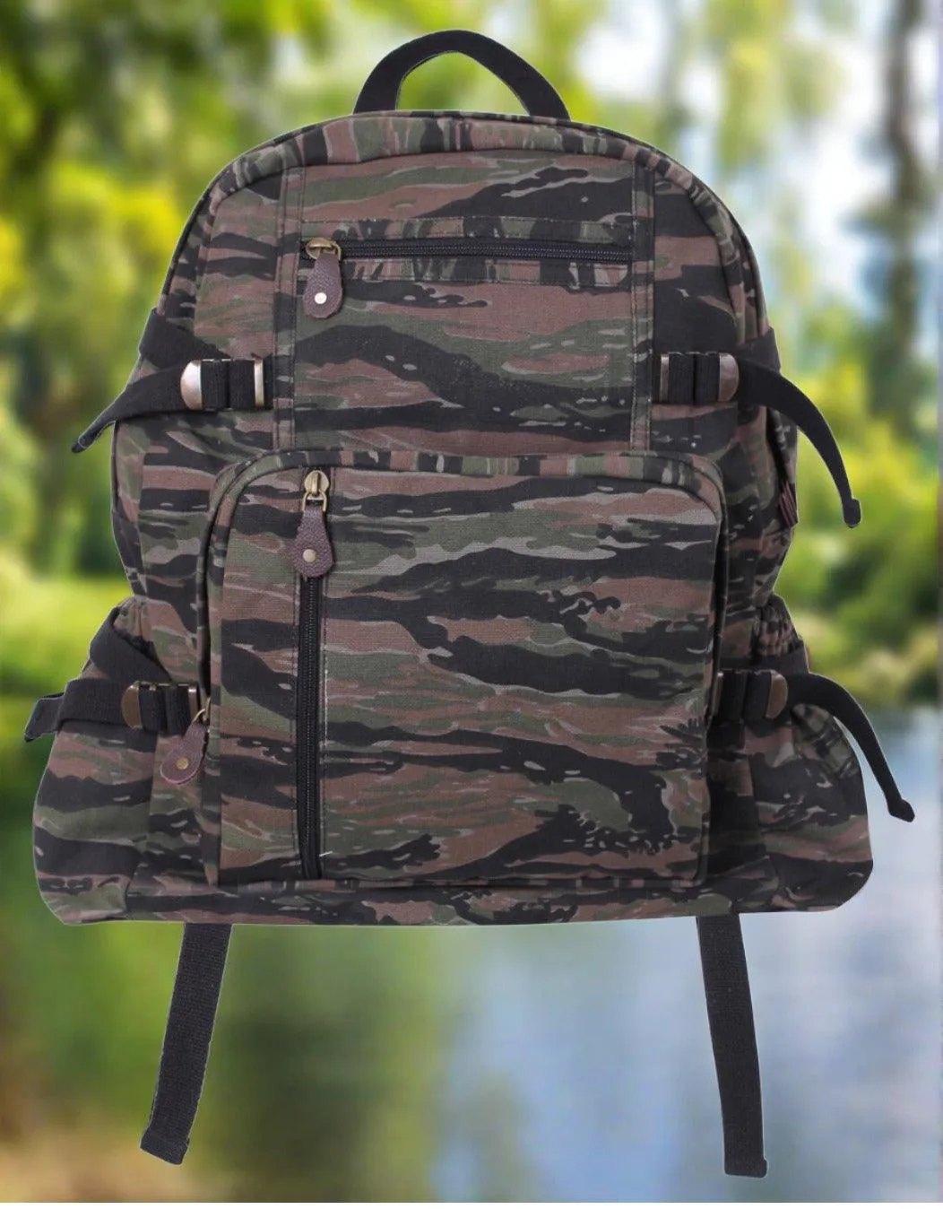 Jumbo Vintage Canvas Backpack