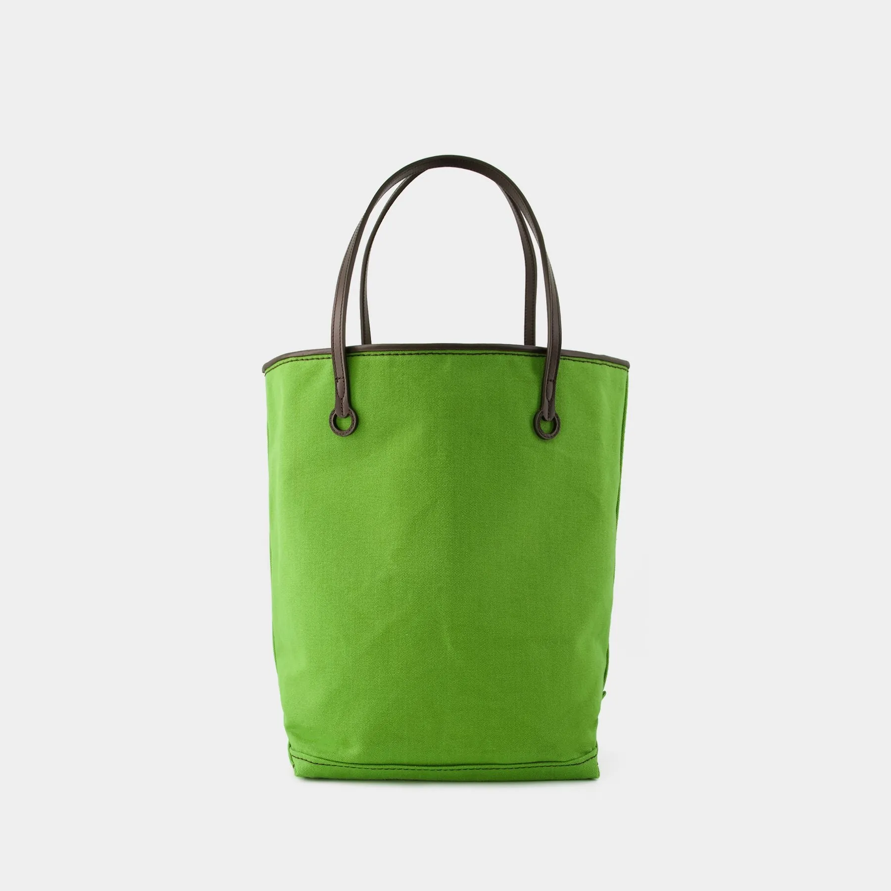 J.W. Anderson  Anchor Tall Tote Bag - J.W. Anderson - Canvas - Green/Brown