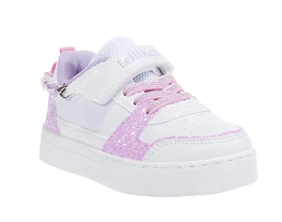 LELLI KELLY LK 4010 GIOIELLO BILI WHITE LILAC MULTI GLITTER TRAINERS