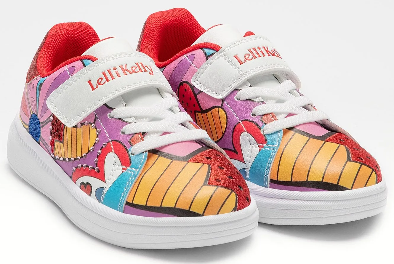 Lelli Kelly LK 4818 Lola Multi Colour Sparkle Trainers