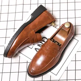 Leonardo de' Ginori Genuine Leather Loafers