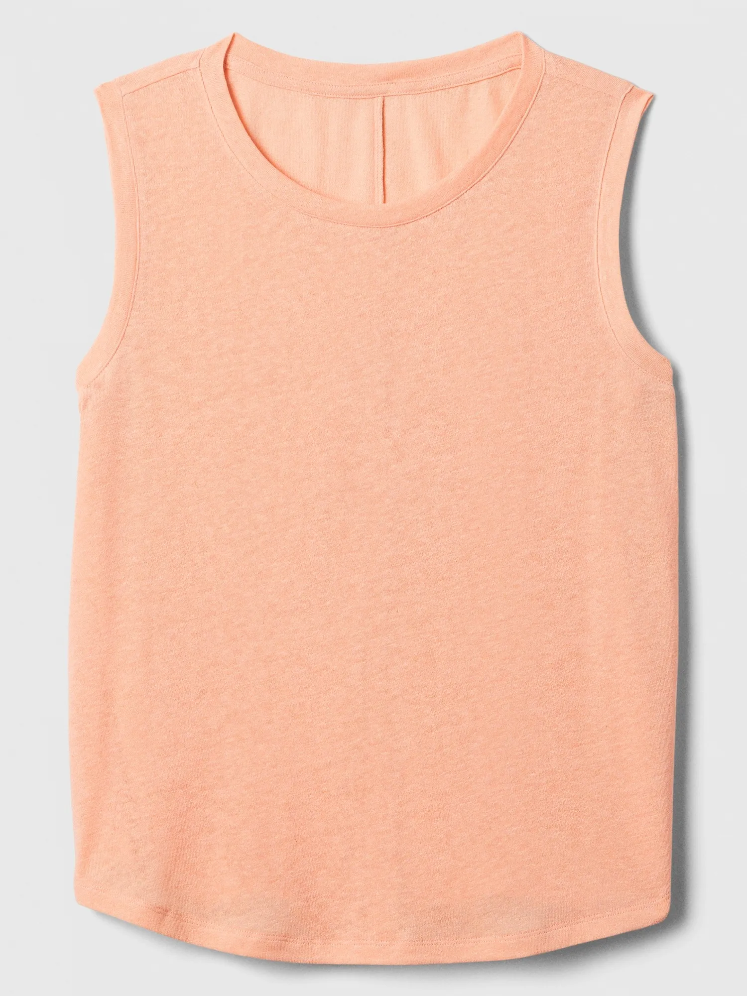 Linen-Blend Tank Top