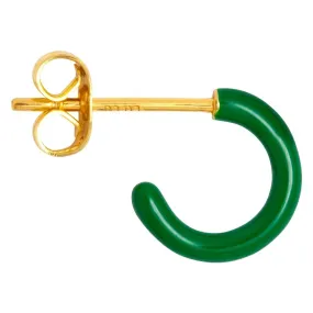 LULU COPENHAGEN Enamel Colour Hoop Green 1 Piece