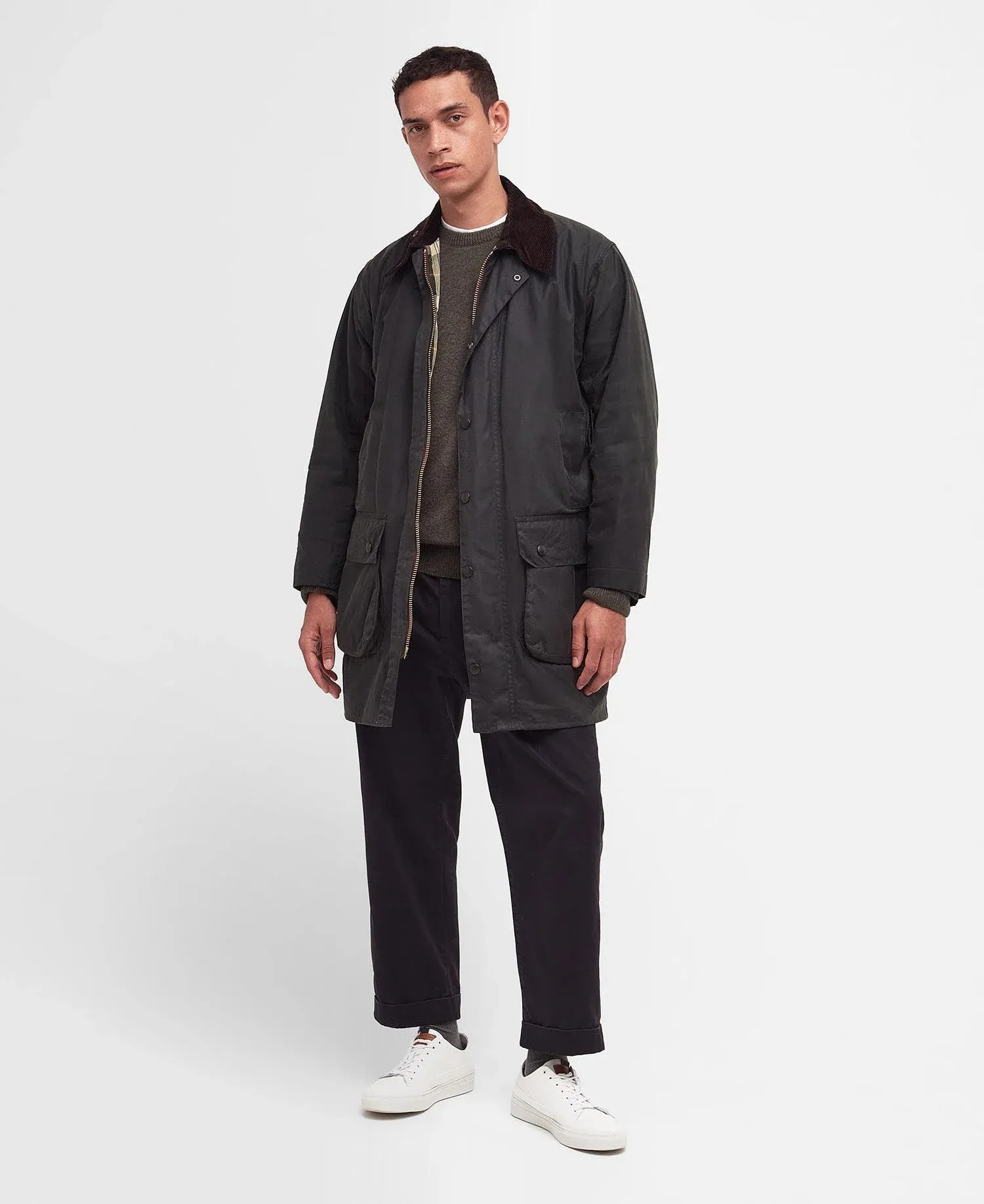 Men's Border Wax Jacket Sage