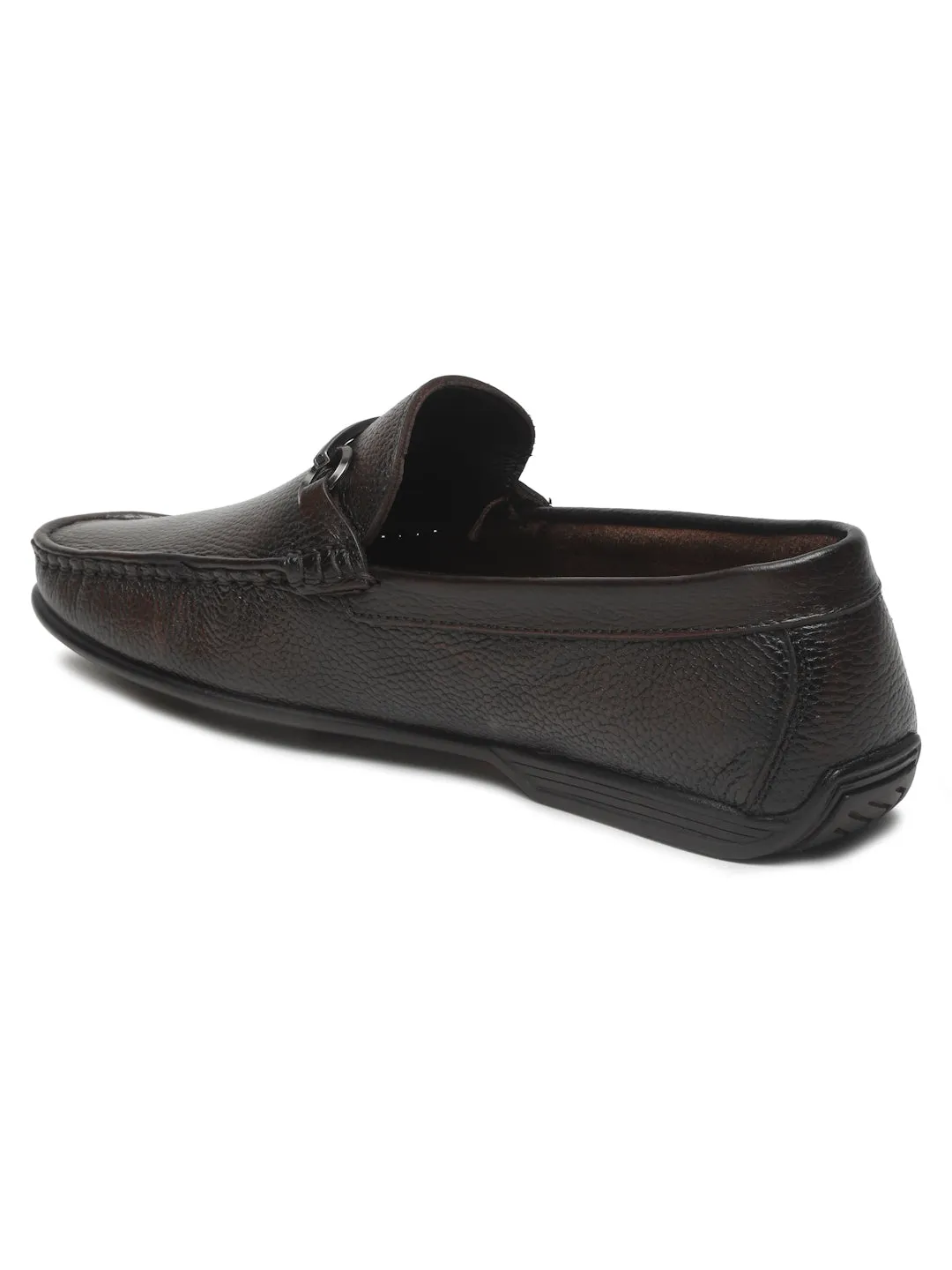 Men's Brown Leather Flexi 360 Loafers