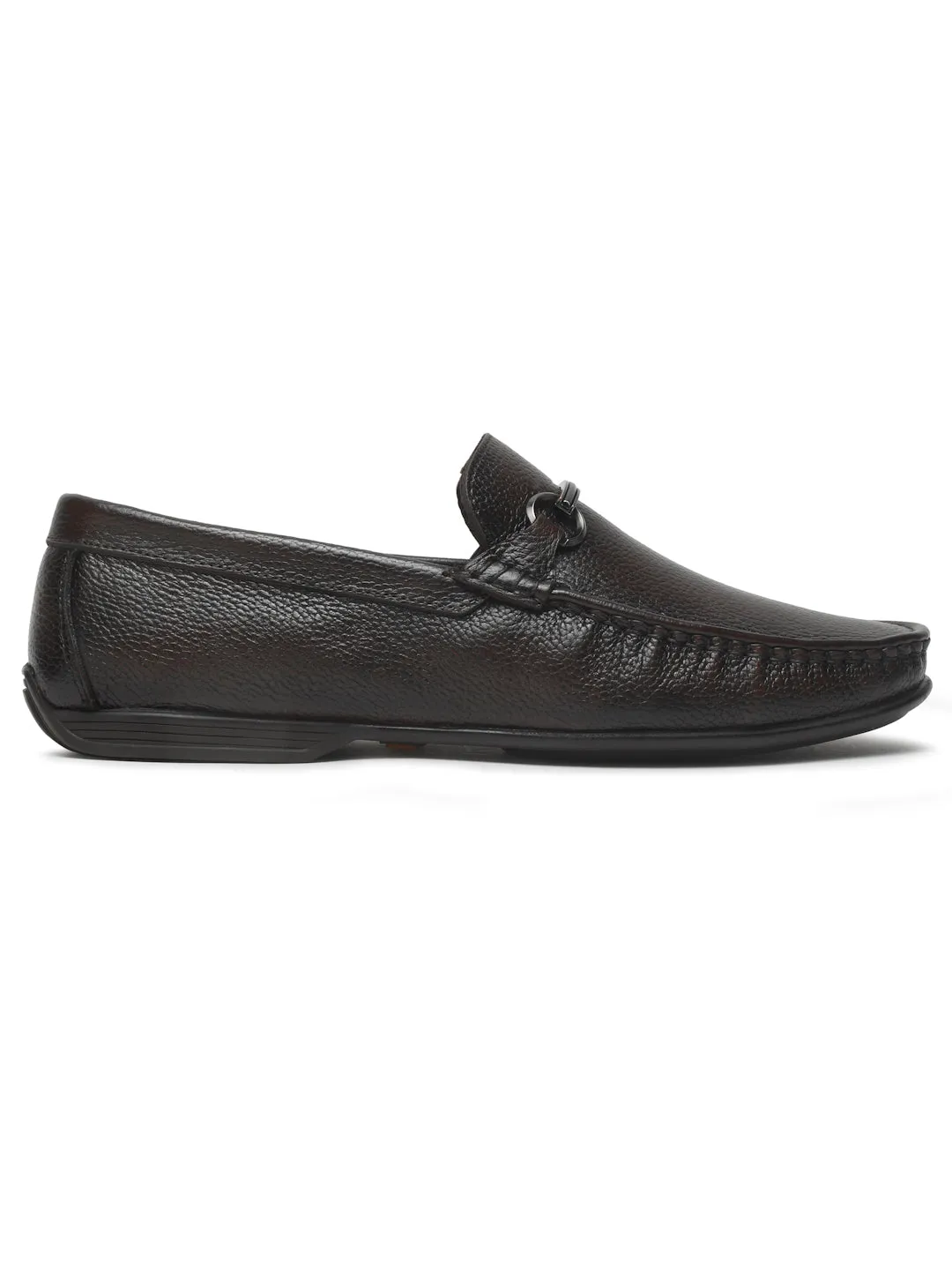 Men's Brown Leather Flexi 360 Loafers