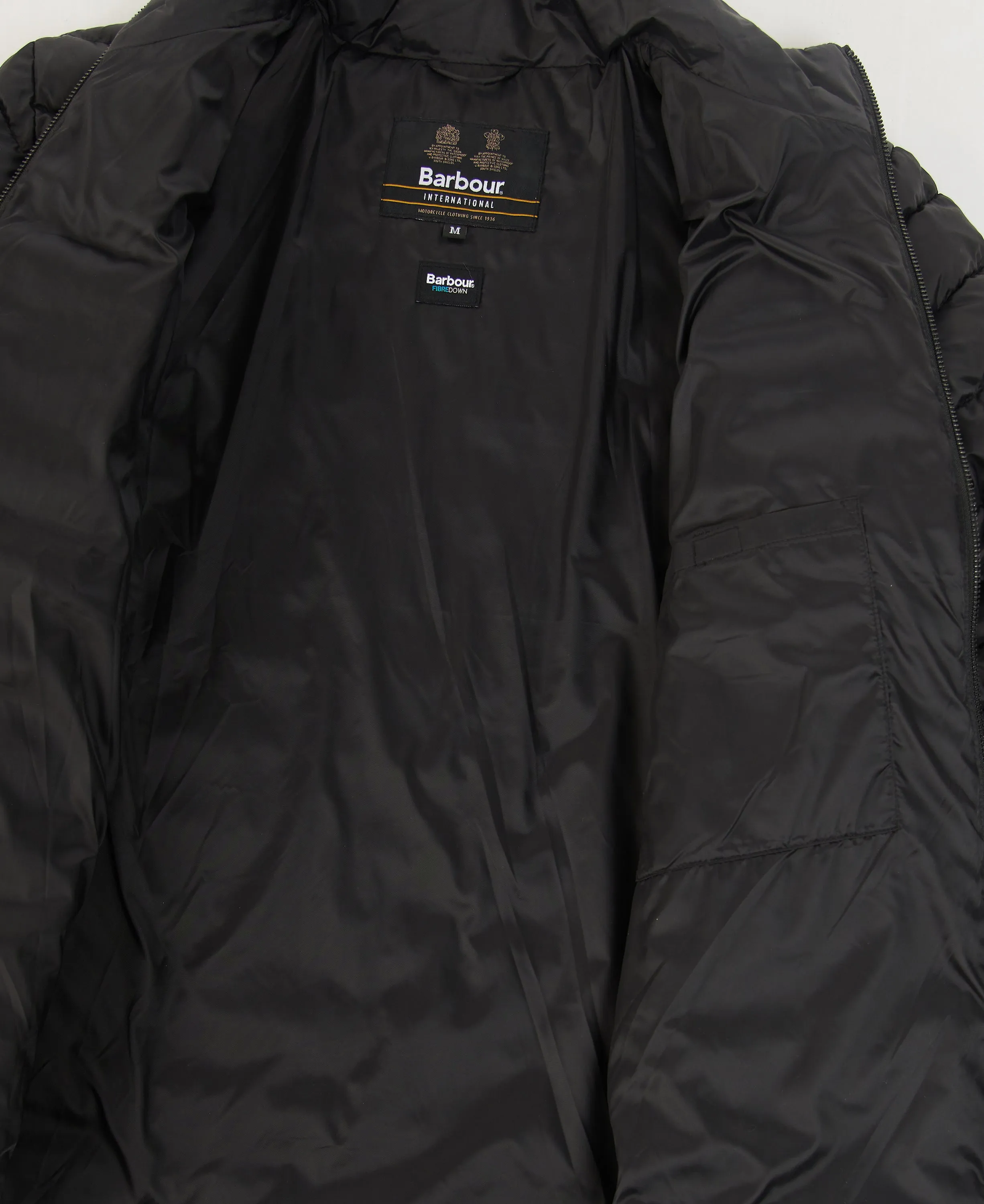 Men's Racer Impeller Quilt Jacket Black