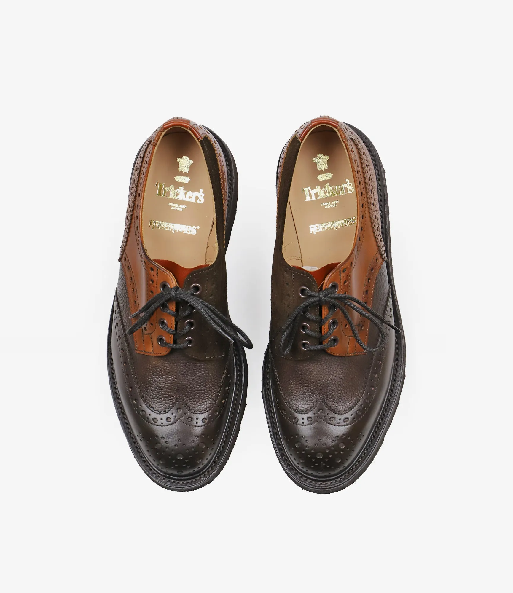 Multi-Tone Derby – Brown Leather