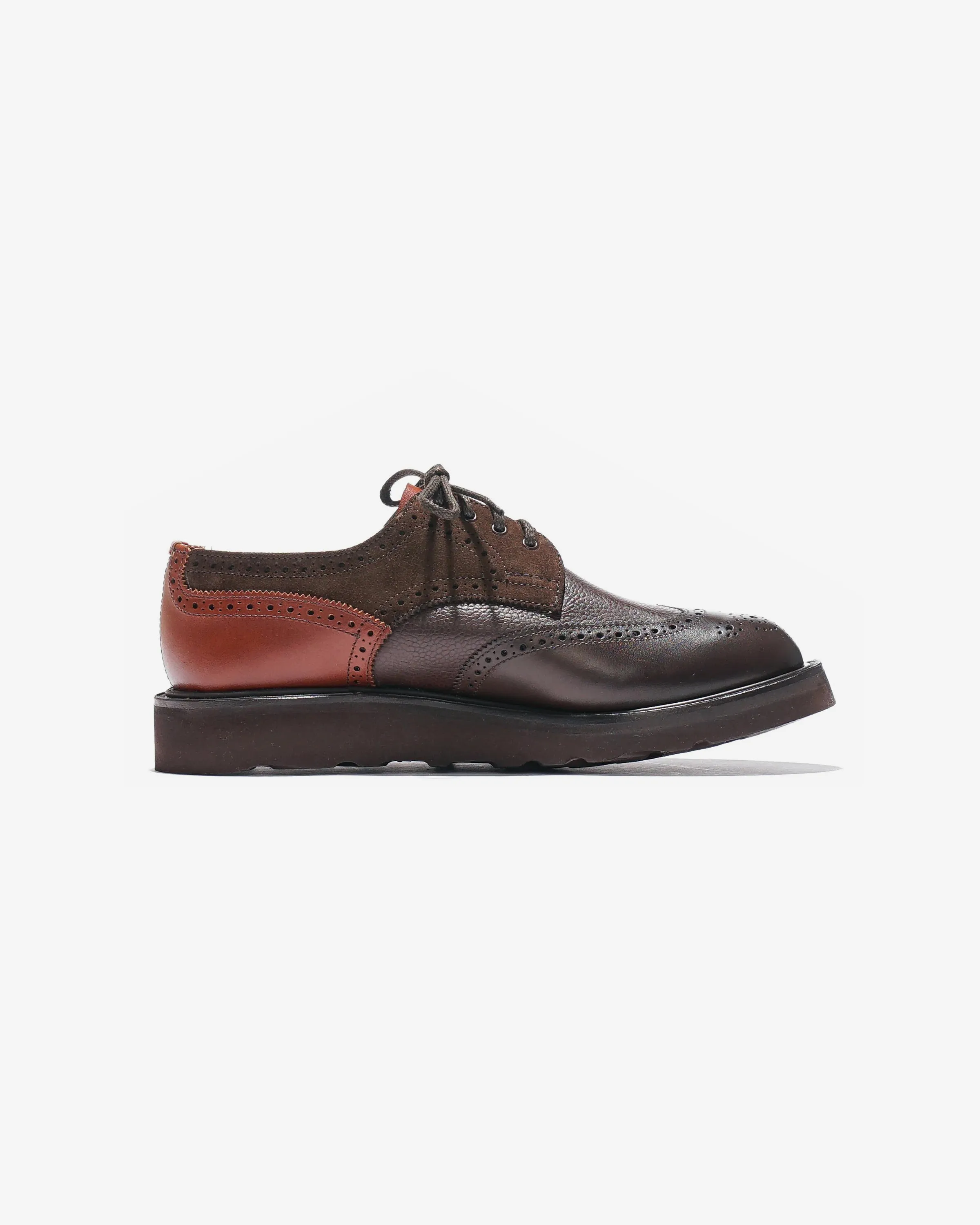 Multi-Tone Derby – Brown Leather