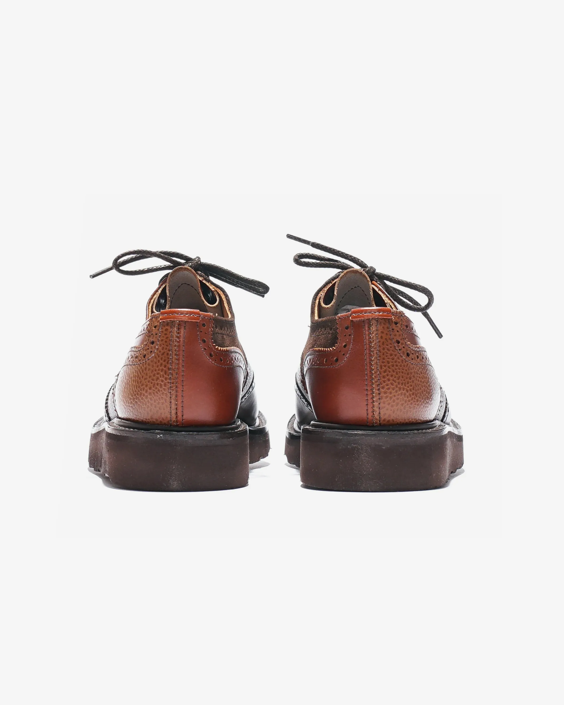 Multi-Tone Derby – Brown Leather