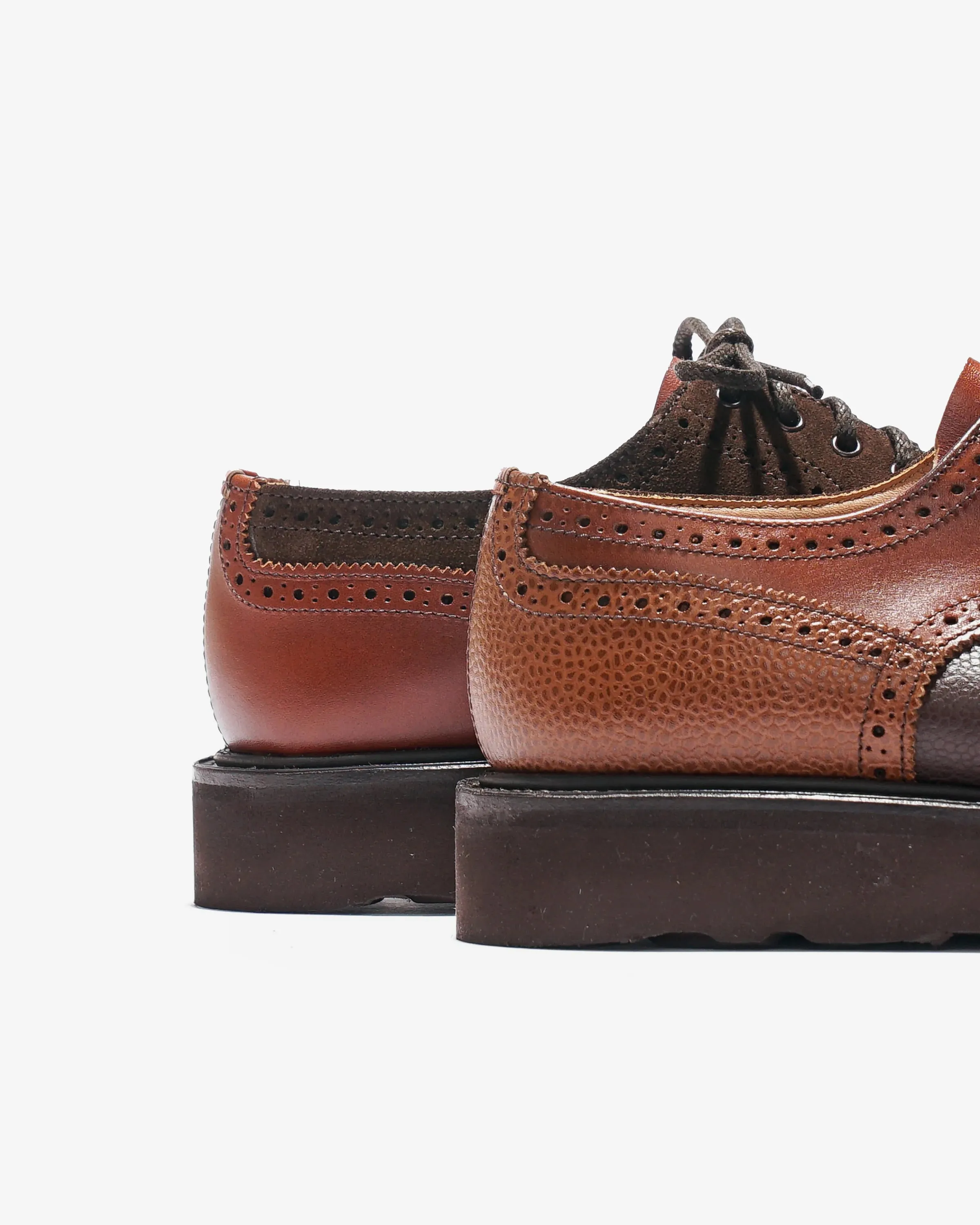 Multi-Tone Derby – Brown Leather