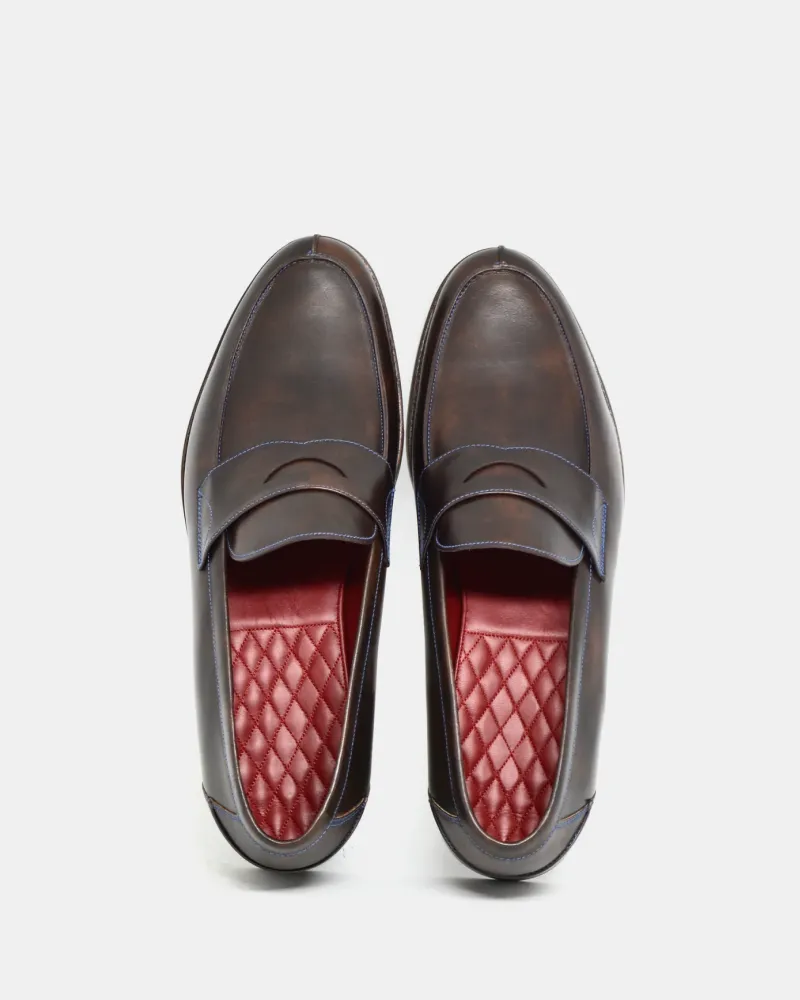 Museum Brown Penny Loafer