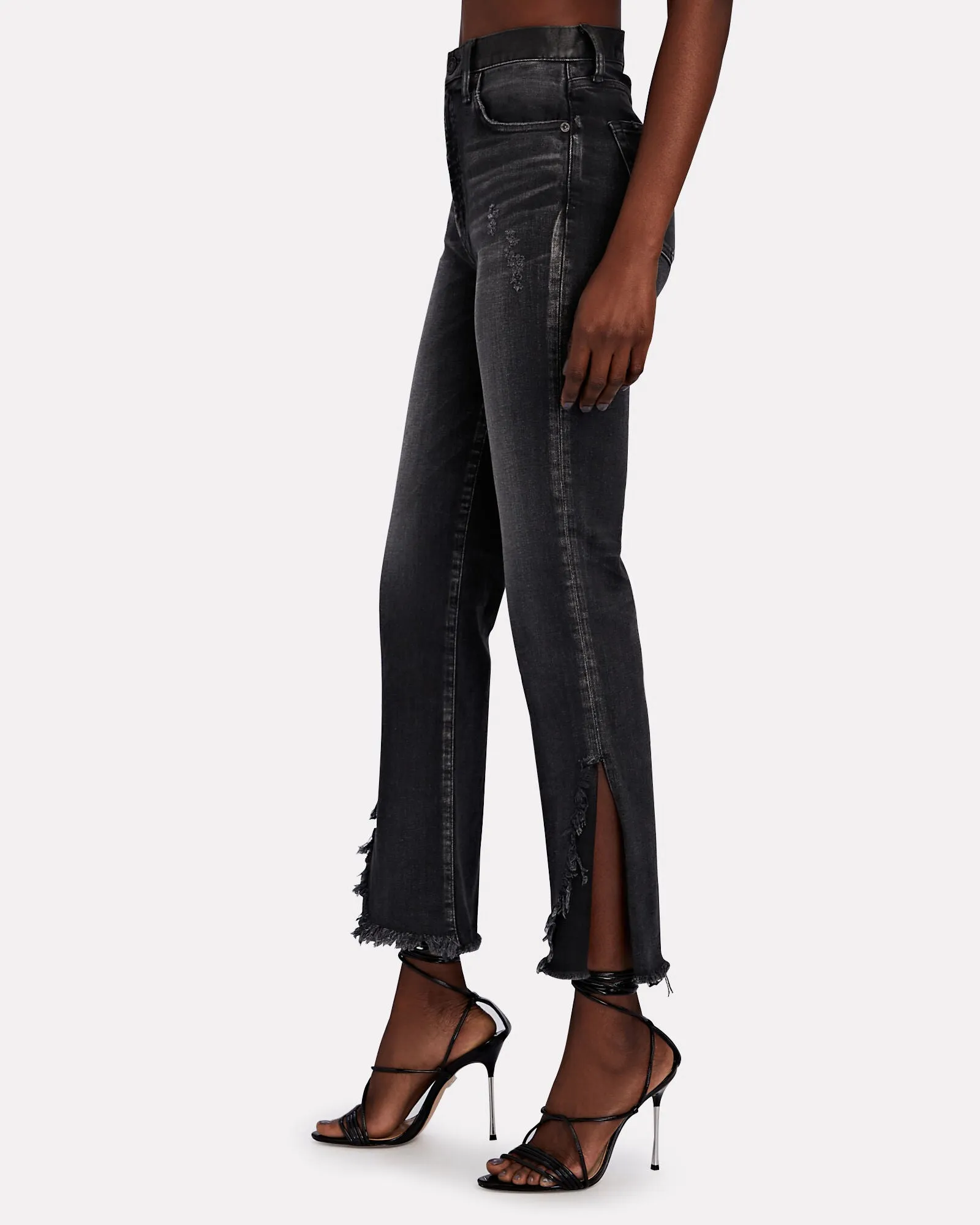 MV Alhambra High Rise Flared Ankle Jeans