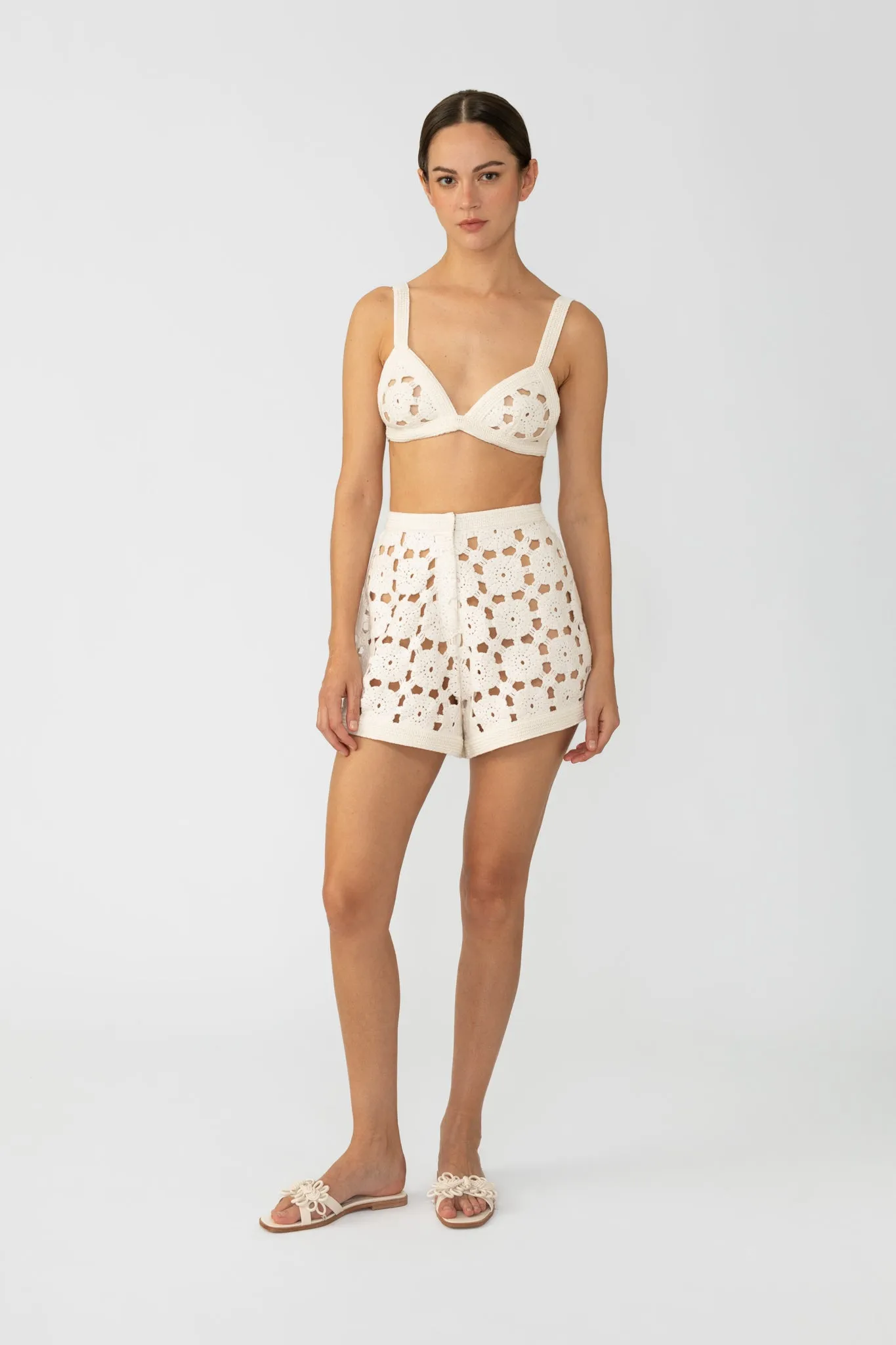 Myko Crochet Shorts