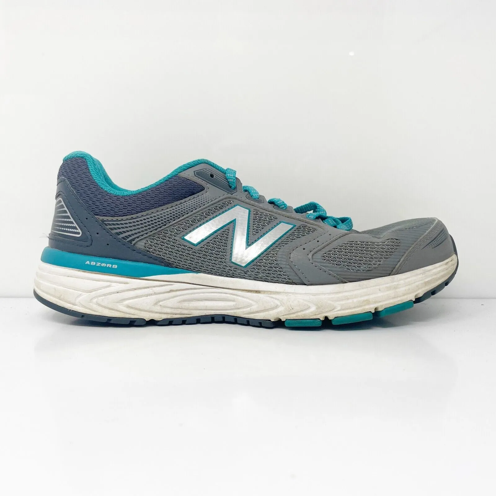 New Balance Womens 560 V7 W560LS7 Gray Running Shoes Sneakers Size 8 D