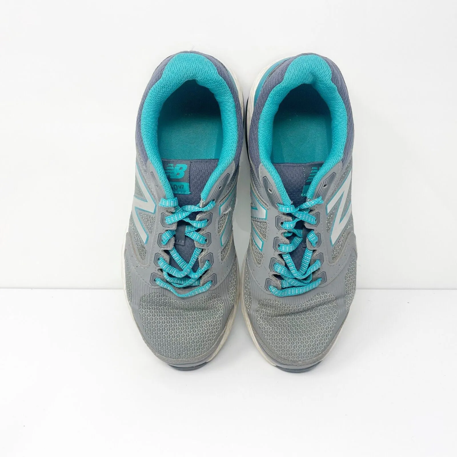 New Balance Womens 560 V7 W560LS7 Gray Running Shoes Sneakers Size 8 D