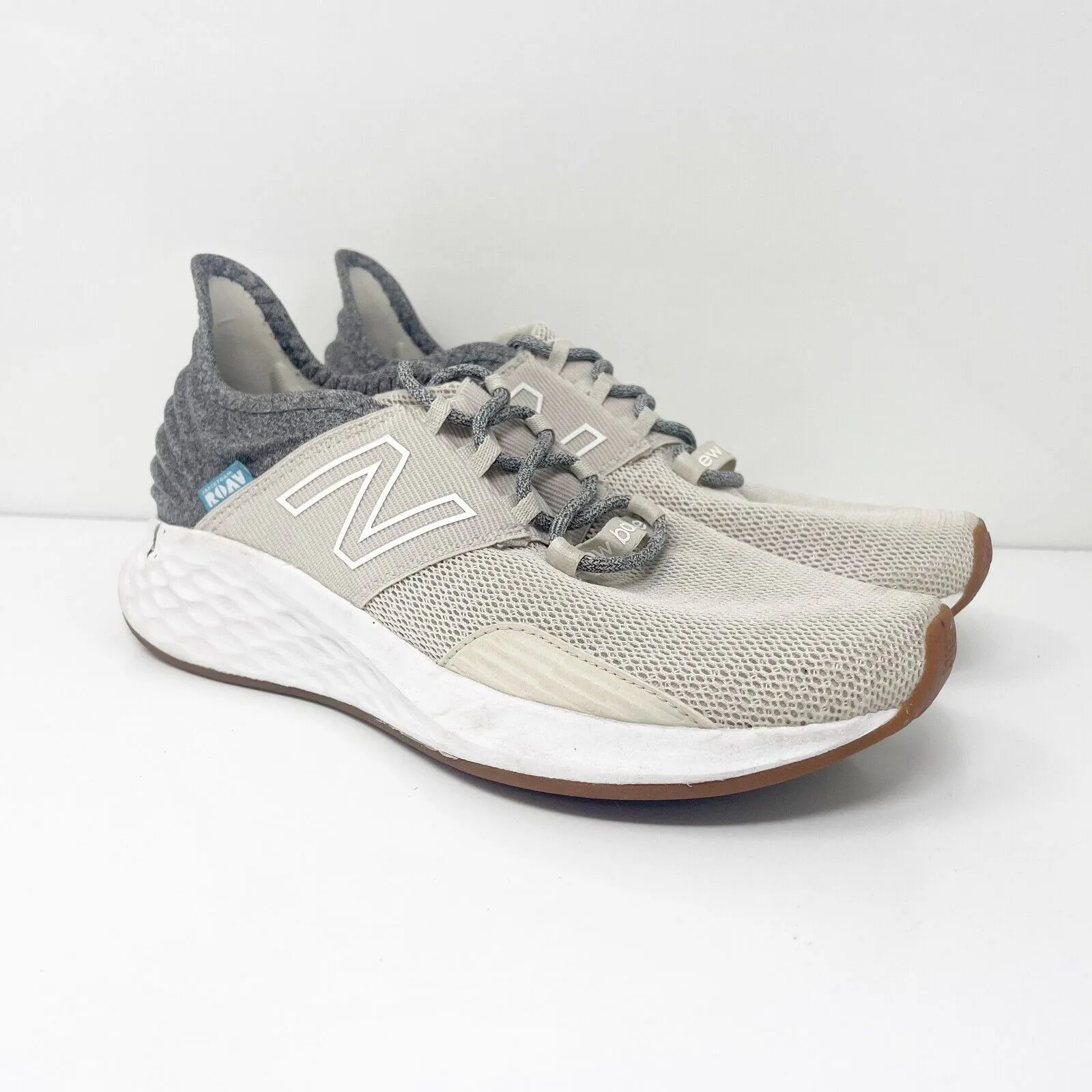 New Balance Womens Fresh Foam Roav WROAVTG Gray Running Shoes Sneakers Size 8 B