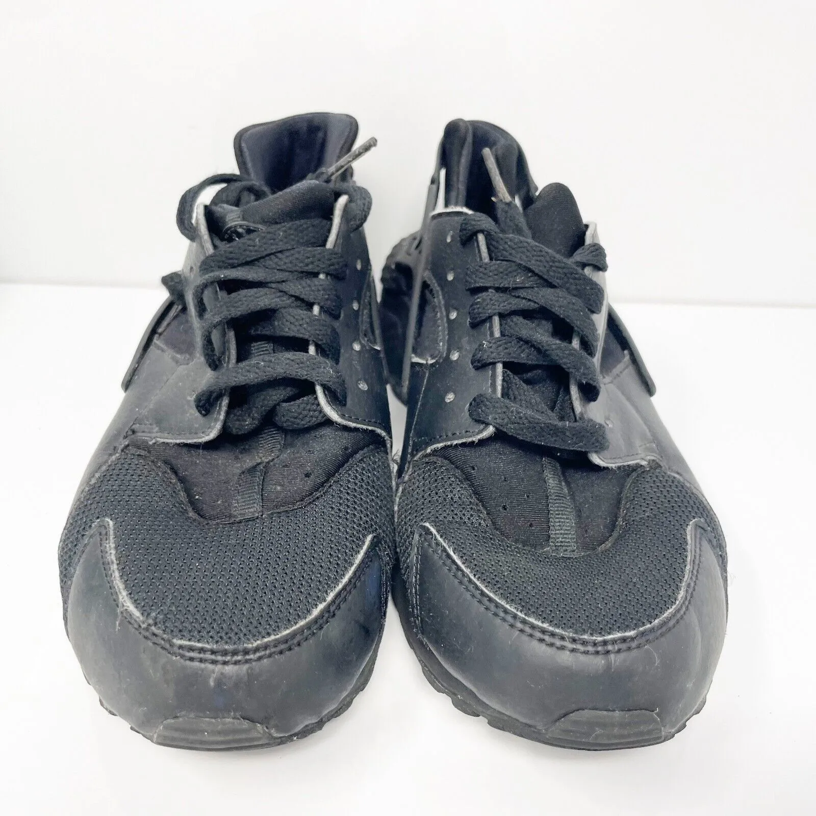 Nike Boys Huarache Run 654275-016 Black Running Shoes Sneakers Size 7Y