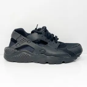 Nike Boys Huarache Run 654275-016 Black Running Shoes Sneakers Size 7Y