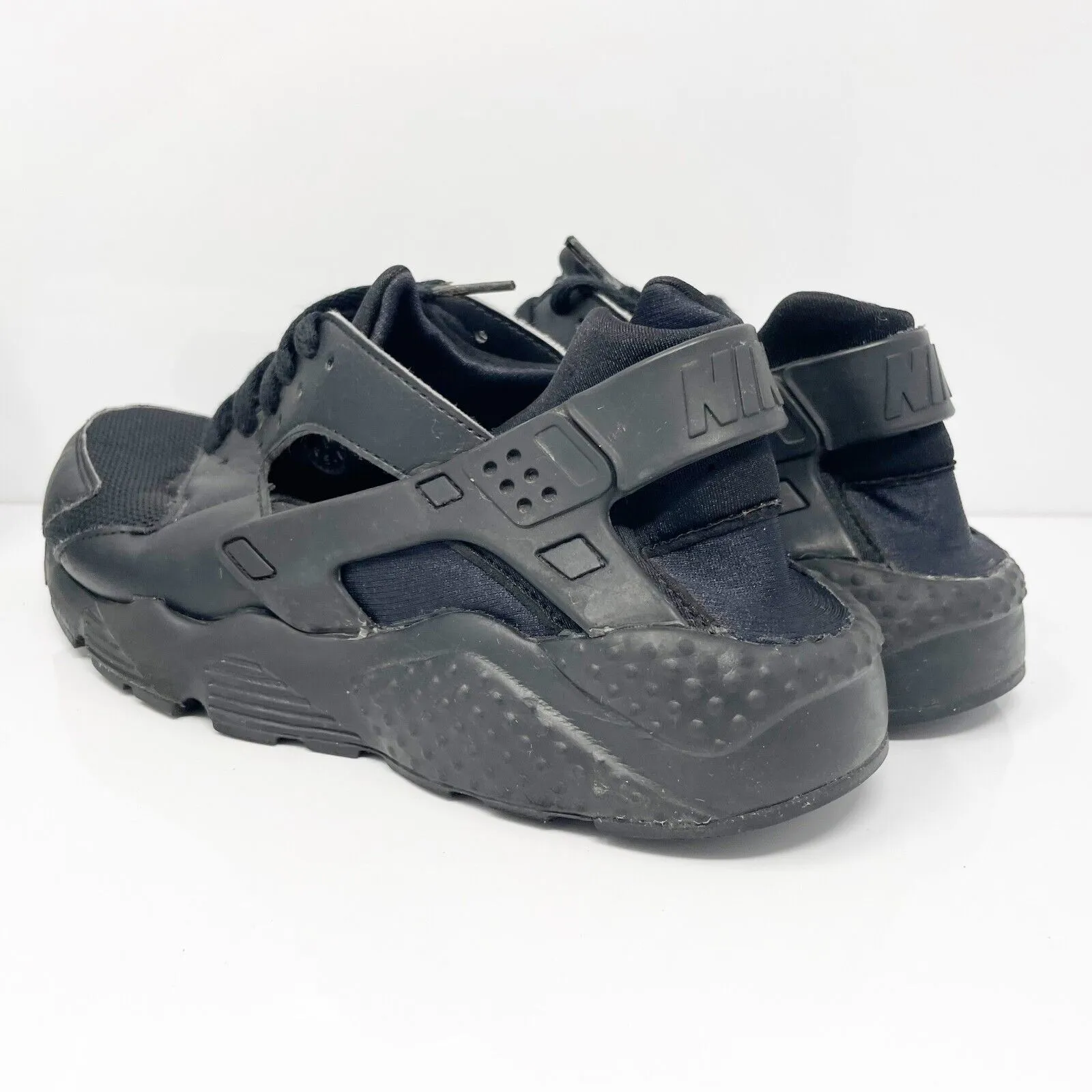 Nike Boys Huarache Run 654275-016 Black Running Shoes Sneakers Size 7Y