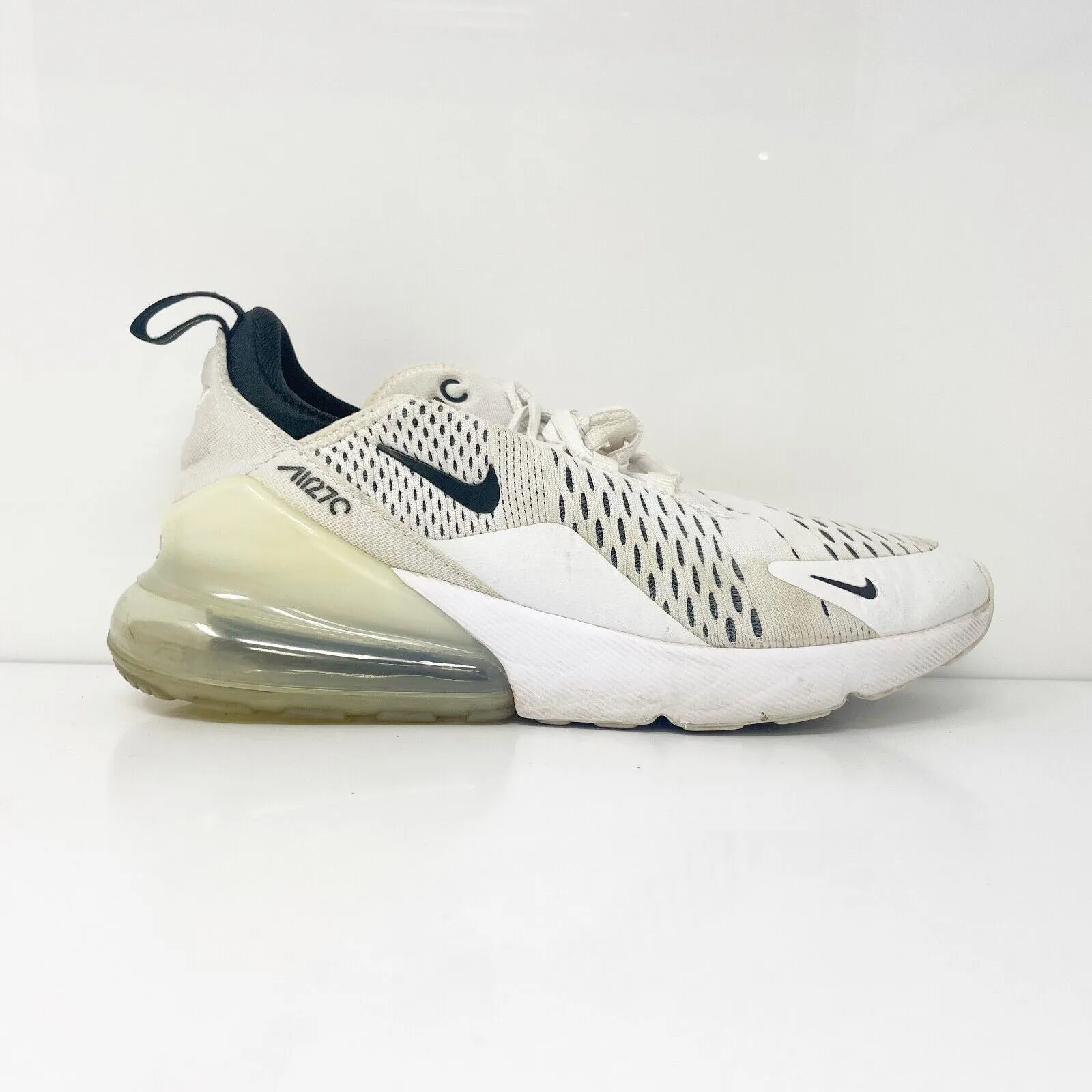 Nike Womens Air Max 270 AH6789-100 White Running Shoes Sneakers Size 7.5