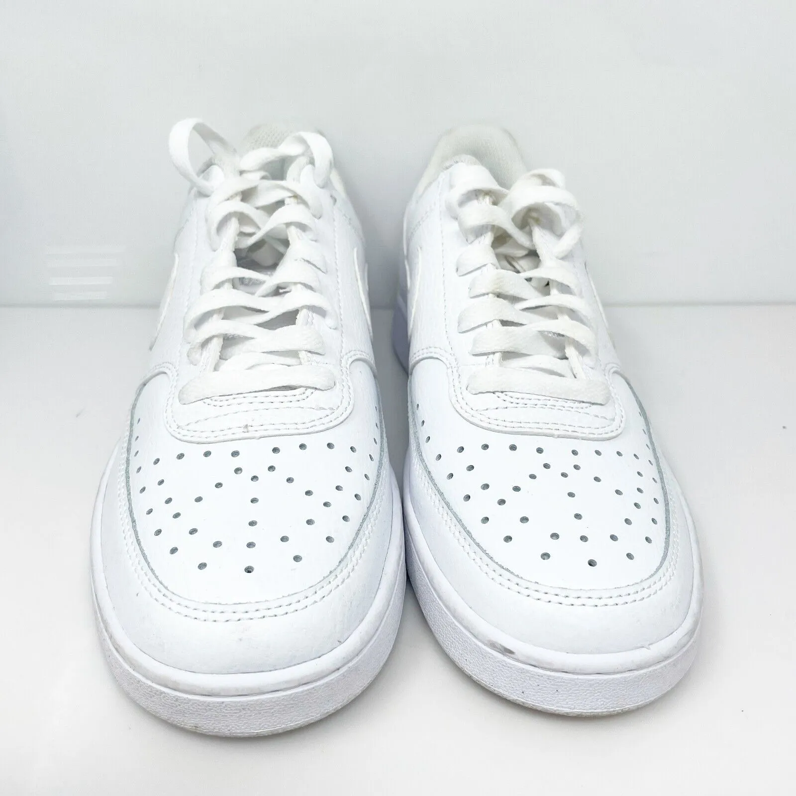 Nike Womens Court Vision Low CD5434-100 White Casual Shoes Sneakers Size 8.5