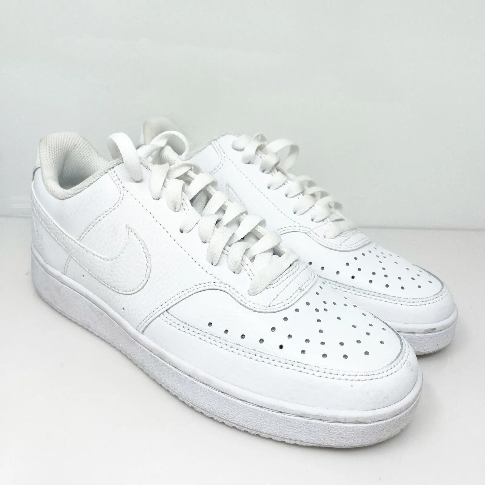 Nike Womens Court Vision Low CD5434-100 White Casual Shoes Sneakers Size 8.5