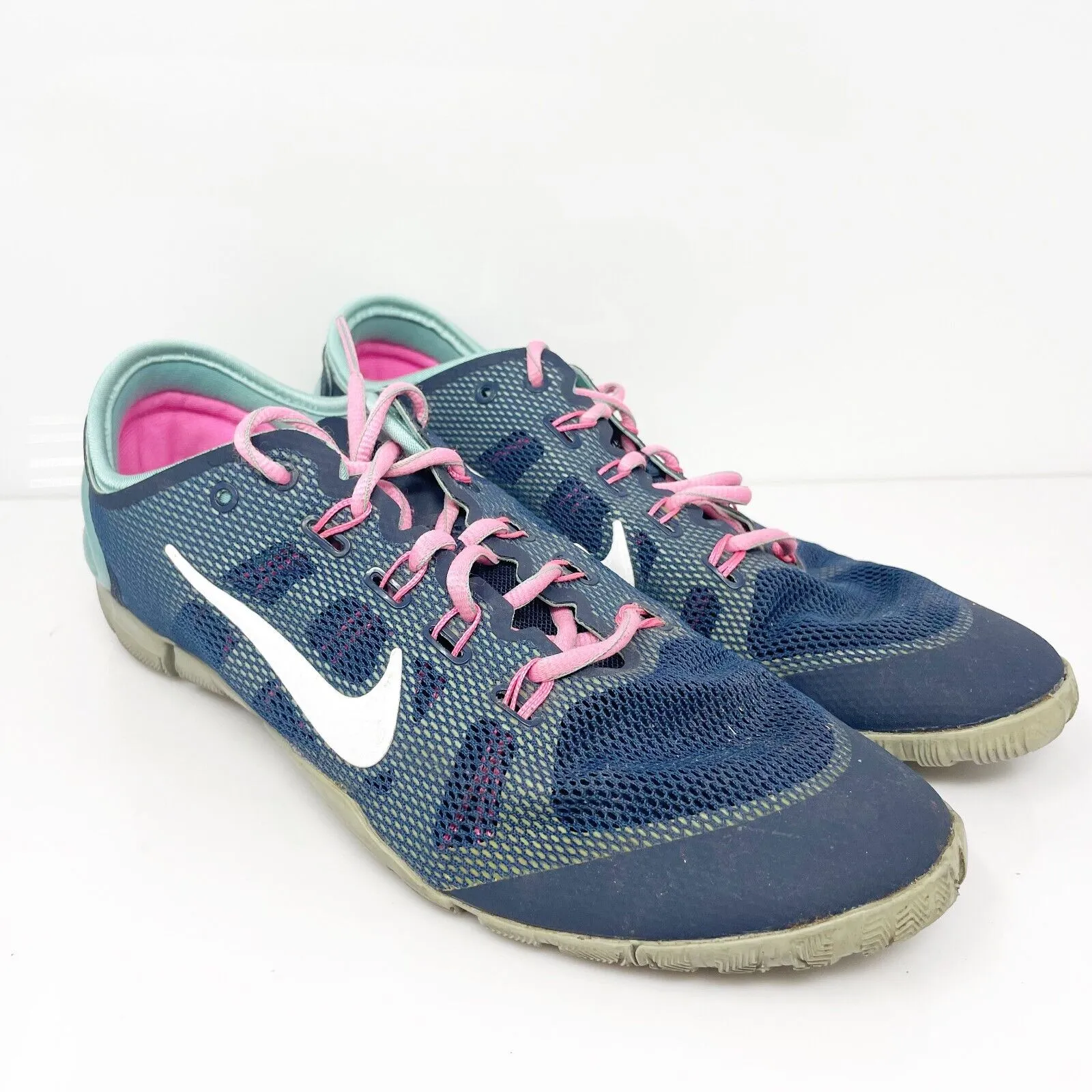 Nike Womens Free Run Bionic 599269-403 Blue Running Shoes Sneakers Size 9.5